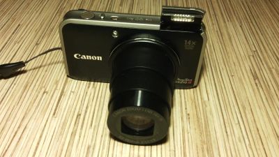 Лот: 3979196. Фото: 1. Canon PowerShot SX220iS, FHD... Цифровые компактные
