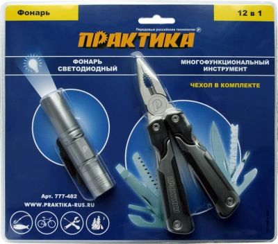 Лот: 8726855. Фото: 1. Мультитул-плоскогубцы Практика... Другое (инструмент и расходные)