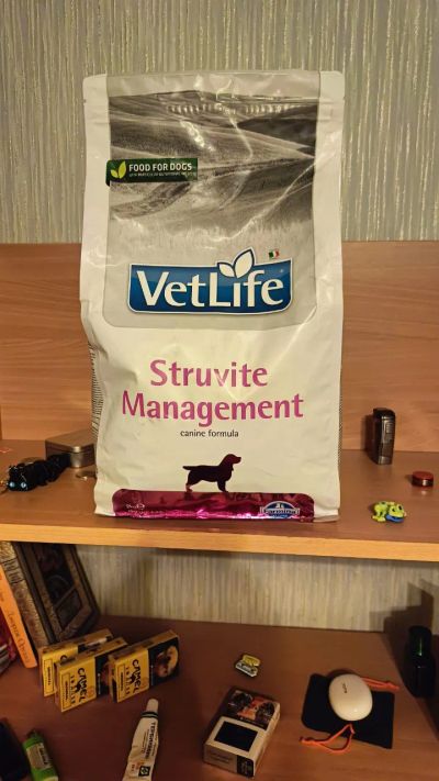 Лот: 25793196. Фото: 1. Корм для собак vetlife struvite... Корма