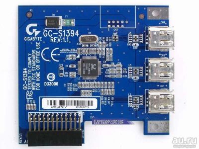 Лот: 3744683. Фото: 1. Контроллер Firewire Gigabyte GC-S1394... Платы расширения, контроллеры, доп. порты