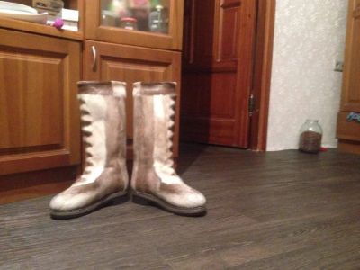 Лот: 8113348. Фото: 1. Настоящие унтайки 39-40 размер. Угги, унты, валенки