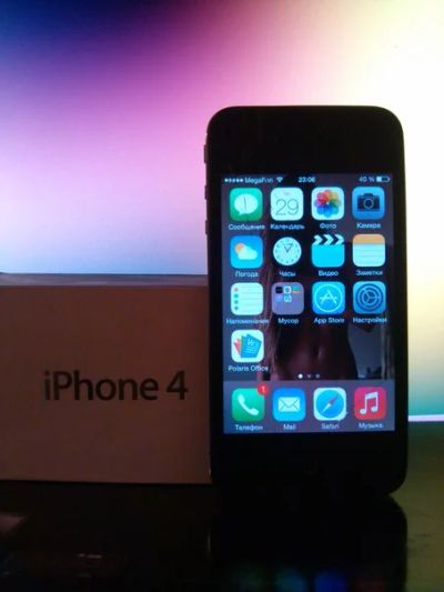 Лот: 6351355. Фото: 1. IPhone 4 8gb хорошее состояние. Смартфоны