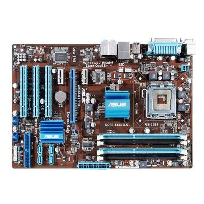 Лот: 12961326. Фото: 1. Asus p5p41td + E3400. Материнские платы