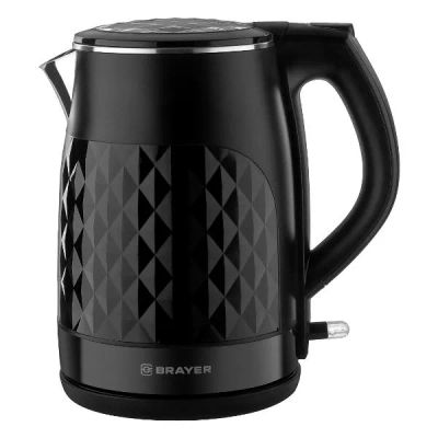 Лот: 24548831. Фото: 1. Электрический чайник Brayer BR1043BK. Чайники, кофемашины, кулеры