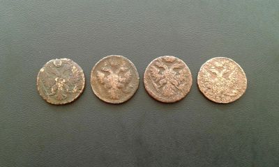 Лот: 7733457. Фото: 1. 4 монеты Царской России 18 века... Наборы монет