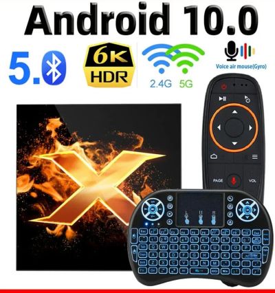 Лот: 16992044. Фото: 1. Приставка Vontar X1 Smart TV Box... Медиаплееры