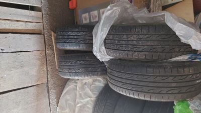 Лот: 17460595. Фото: 1. Летняя резина шина 4шт r14 Dunlop... Шины
