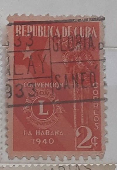 Лот: 25057547. Фото: 1. Марка. Куба. 1940г. Марки
