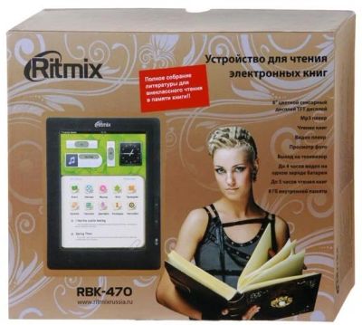Лот: 12005856. Фото: 1. Электронная книга Ritmix RBK-470. Электронные книги