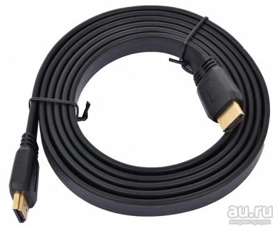 Лот: 15130591. Фото: 1. Кабель HDMI - HDMI 1,5 м плоский. Шлейфы, кабели, переходники