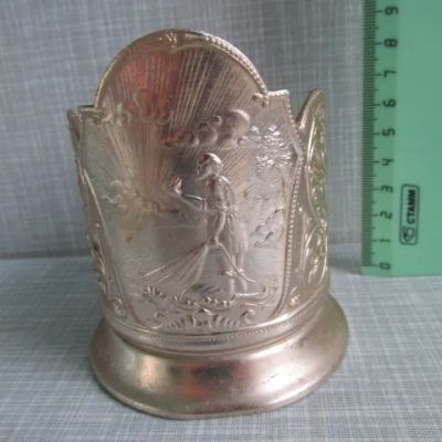 Лот: 24337793. Фото: 1. Подстаканник Рыбак Золотая Рыбка... Предметы интерьера и быта