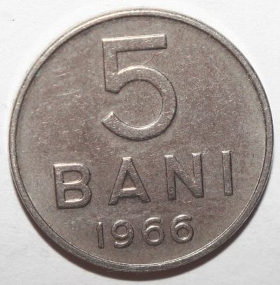 Лот: 4516927. Фото: 1. 5 бани 1966 год. Румыния. Европа