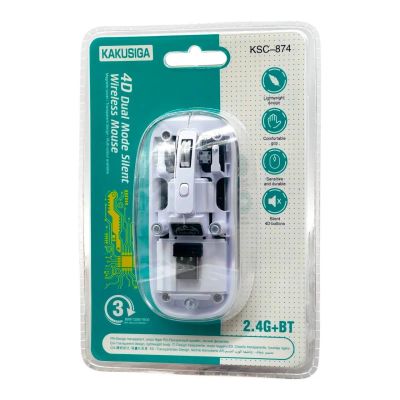 Лот: 25795015. Фото: 1. МЫШЬ Б/ПРОВОД.KAKUSIGA KSC-874... Клавиатуры и мыши