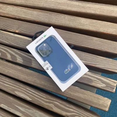 Лот: 20887678. Фото: 1. Чехол iPhone 14 Pro Lacoste (синий... Чехлы, бамперы