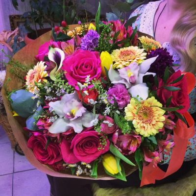Лот: 7272060. Фото: 1. Сборный букет. Цветы на Щорса... Свежие цветы