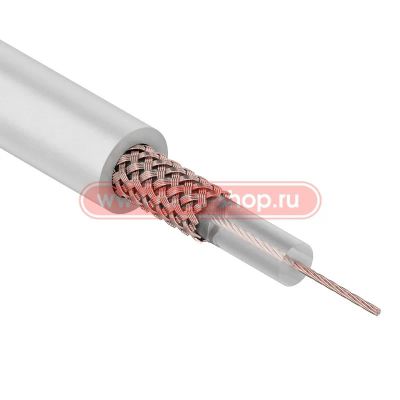 Лот: 19833534. Фото: 1. Кабель коаксиальный 75Ом, OD4... Провода, кабели