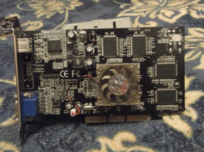 Лот: 4342956. Фото: 1. Видеокарта Nvidia mx440 se 64... Видеокарты