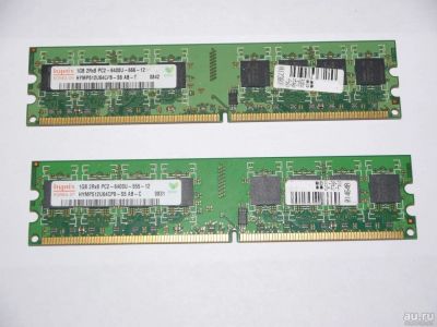 Лот: 9599253. Фото: 1. Оперативная память HYNIX 1GB 2Rx8... Оперативная память