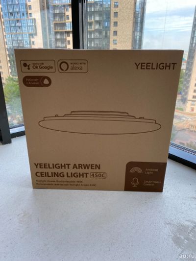 Лот: 17738615. Фото: 1. Потолочный светильник Xiaomi Yeelight... Люстры, потолочные и подвесные светильники
