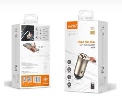 Лот: 22826944. Фото: 1. АЗУ-1USB + USB-C Ldnio C509Q... Дата-кабели, переходники