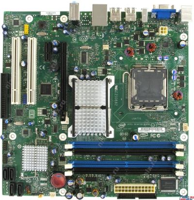 Лот: 9704536. Фото: 1. Мат.плата Intel DG33BU(Soket775... Материнские платы