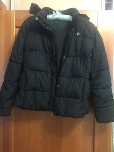 Лот: 8153798. Фото: 1. Пуховик женский Adidas размер... Верхняя одежда