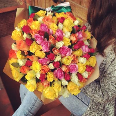 Лот: 7223145. Фото: 1. Сборный букет. Цветы на Щорса... Свежие цветы