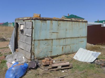 Лот: 5538737. Фото: 1. Вагончик строительный (выставлен... Бытовки, вагончики строительные