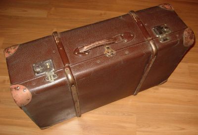 Лот: 3315825. Фото: 1. Антикварный чемодан Embe (Германия... Чемоданы и сумки дорожные