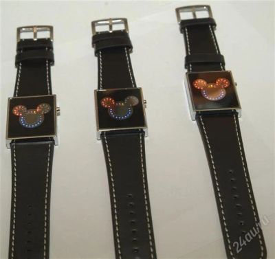 Лот: 851869. Фото: 1. Часы Cute Mouse Led Watch с рубля... Красноярск