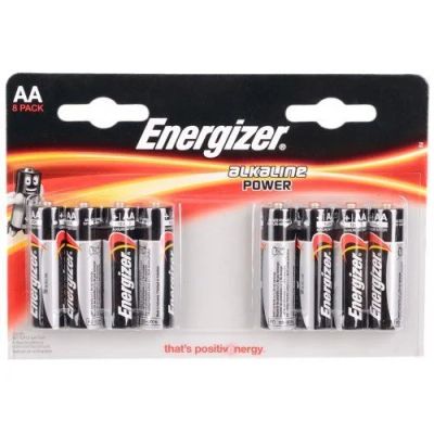 Лот: 15570782. Фото: 1. Батарейки Energizer LR6, MAX BL8... Батарейки, аккумуляторы, элементы питания