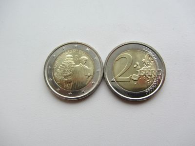 Лот: 12615830. Фото: 1. Италия 2 евро 2015 " Данте Алигьери... Европа