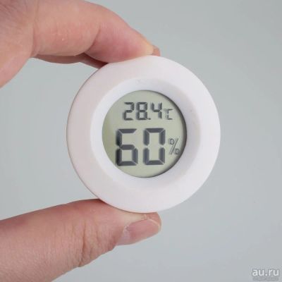 Лот: 17360110. Фото: 1. Круглый электронный термометр... Инструменты