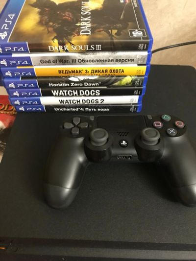 Лот: 11889839. Фото: 1. Sony Playstation 4 (ps4) Slim... Игровые приставки, консоли