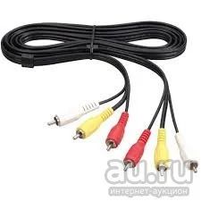 Лот: 10006090. Фото: 1. Кабель 3 RCA - 3 RCA 2,0m 13174. Шлейфы, кабели, переходники
