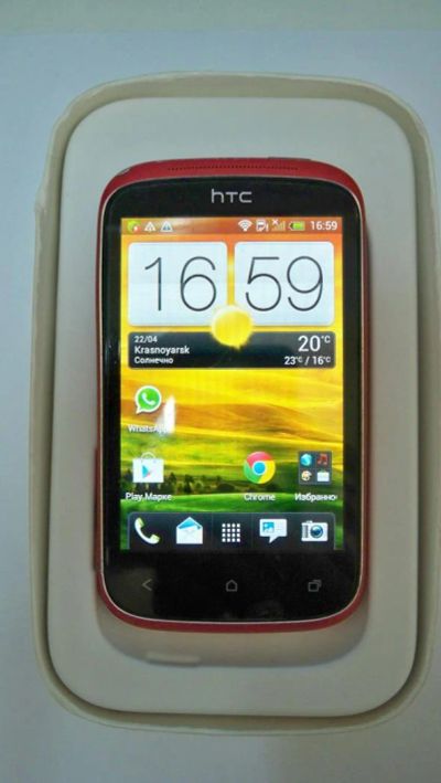 Лот: 5431793. Фото: 1. HTC Desire C (PL01100) красный. Смартфоны