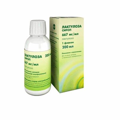 Лот: 24030945. Фото: 1. Лактулоза 667 мг/мл сироп 200... Лекарства
