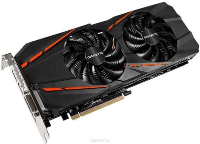 Лот: 12023477. Фото: 1. Видеокарта gigabyte GeForce GTX... Видеокарты