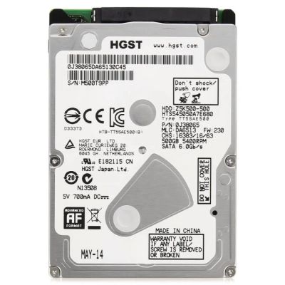 Лот: 6742450. Фото: 1. HDD 500 Gb SATA-II 300 Hitachi... Жёсткие диски (HDD)