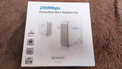 Лот: 24843543. Фото: 1. Tenda P200 200 Мбит/с PowerLine... Другое (сетевые устройства)