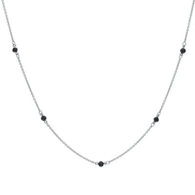 Лот: 23827649. Фото: 1. Серебряное колье со шпинелью и... Цепочки