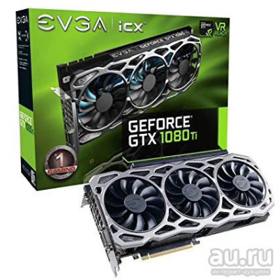 Лот: 13591606. Фото: 1. Видеокарта EVGA 1080TI. Видеокарты
