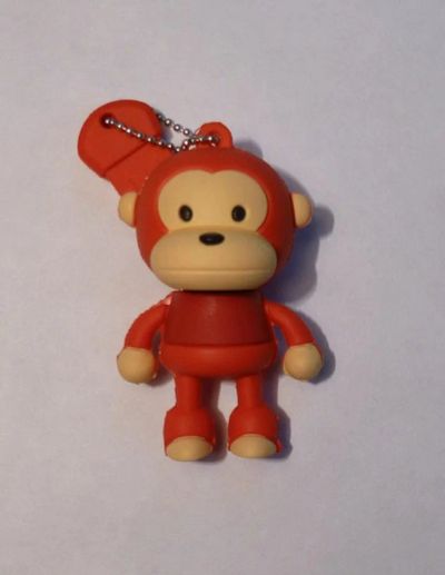 Лот: 3586677. Фото: 1. USB флешка 16Gb "Обезьянка", красная. USB-флеш карты
