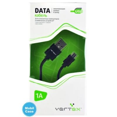 Лот: 4327912. Фото: 1. Data кабель microUSB Vertex. Дата-кабели, переходники
