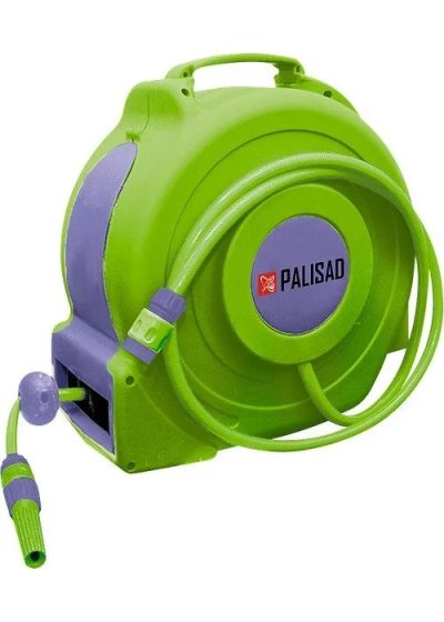 Лот: 16454552. Фото: 1. Катушка с поливочным шлангом Palisad... Всё для полива