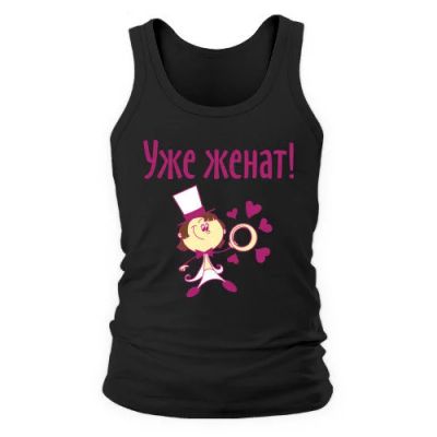 Лот: 9893364. Фото: 1. Стильная Майка c Уникальным Принтом... Футболки, поло