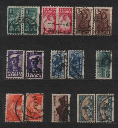 Лот: 25776422. Фото: 1. Брит. Южная Африка 1942-48_004. Марки