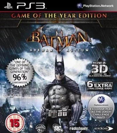 Лот: 15147095. Фото: 1. Batman: Arkham Asylum [PS3, английская... Игры для консолей
