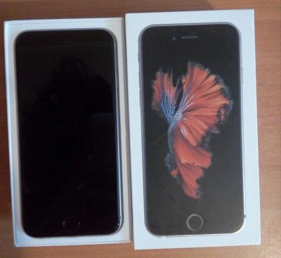 Лот: 10772529. Фото: 1. iPhone 6S 16Gb Space Grey (Touch... Смартфоны