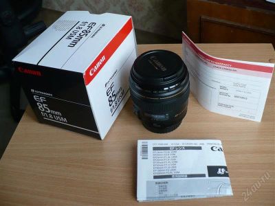 Лот: 1504477. Фото: 1. Canon ef 85 mm f/1.8 usm. Объективы
